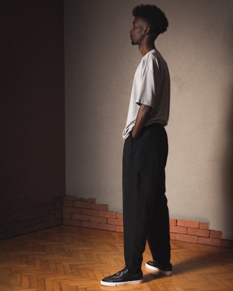 GKD Tencel-Keten Pantolon / Siyah