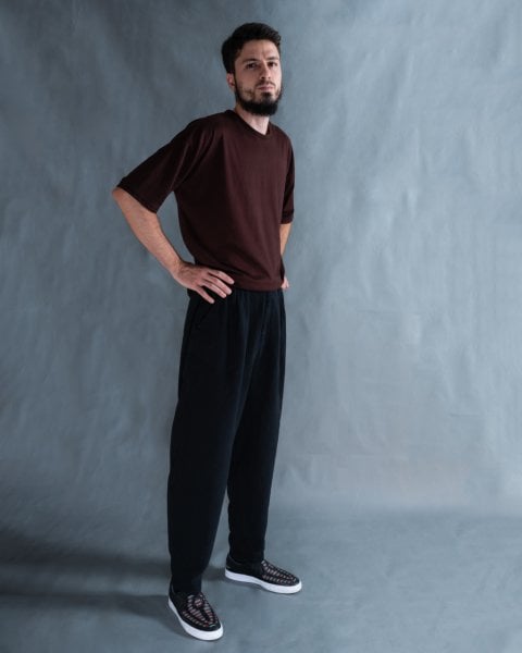 GKD Tencel-Keten Pantolon / Siyah