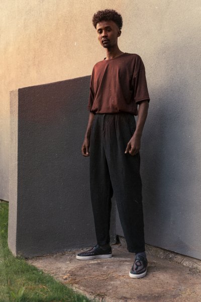 GKD Tencel-Keten Pantolon / Siyah