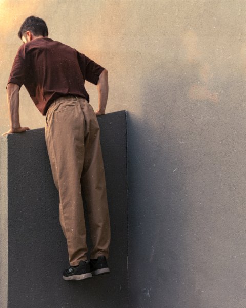 GND Balıksırtı Pantolon / Meşe Odunu