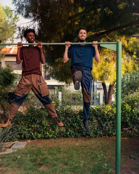 Asimetrik Cepli Garni Pantolon