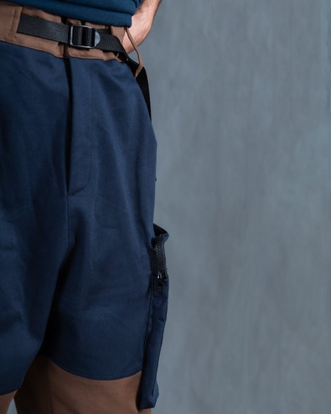 Asimetrik Cepli Garni Pantolon Lacivert - S (30)