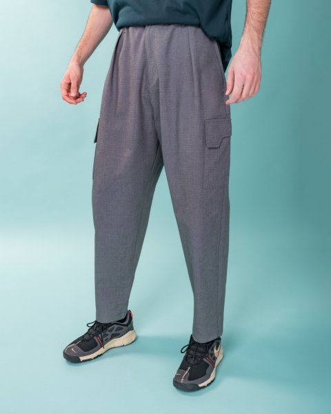 'Ripstop' Kargo Cepli Pantolon - Gri