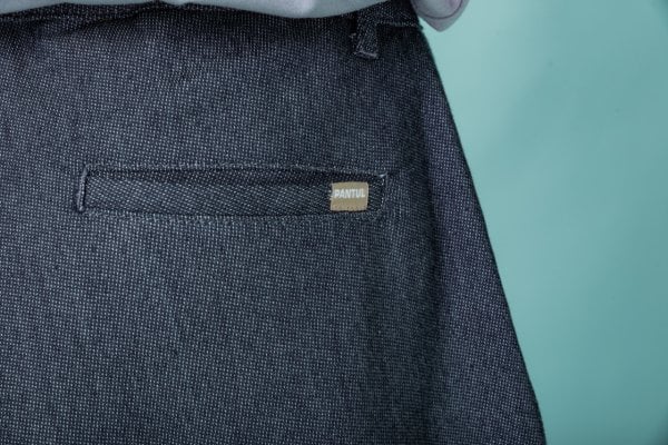GKD2 Kırçıllı Pantolon - Lacivert/Beyaz