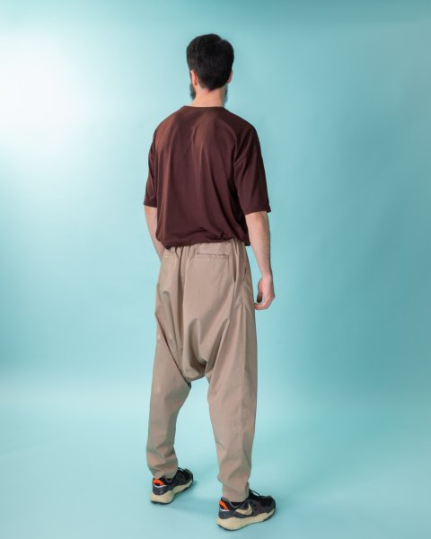 GSD Pamuk Şalvar Pantolon L ( ≤ 44 ) - Bej