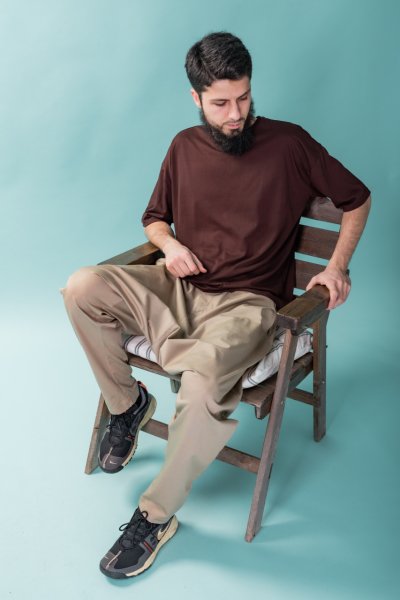 GSD Pamuk Şalvar Pantolon L ( ≤ 44 ) - Bej