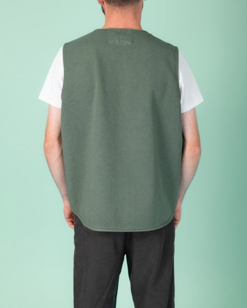 22/2 Klasik Yelek Yeşil - M