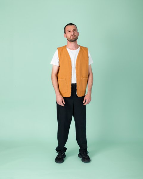 !ARŞİV! 22/2 Klasik Yelek Turuncu (Buckthorn Brown) - L