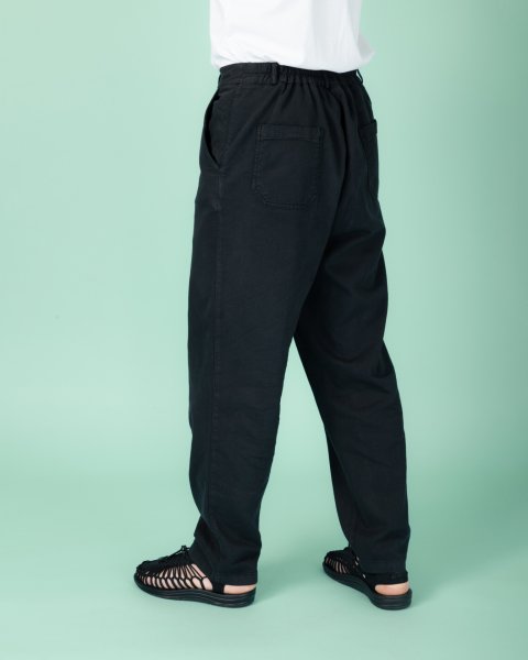 22/2 Tencel - Pamuk Pantolon Siyah - S (28,29)