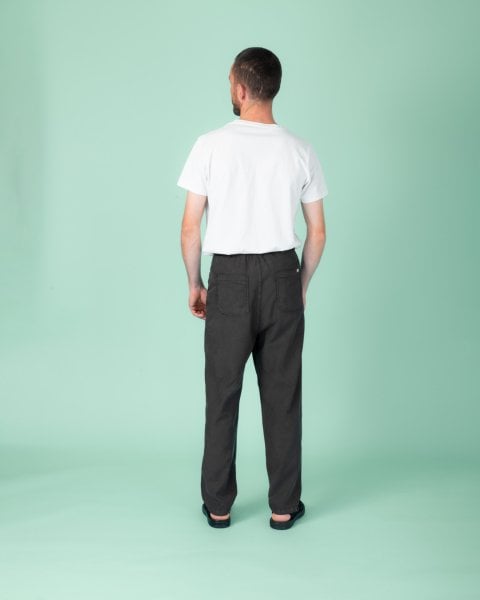 22/2 Tencel - Pamuk Pantolon 'İnce' Koyu Kahve - S (29,30)