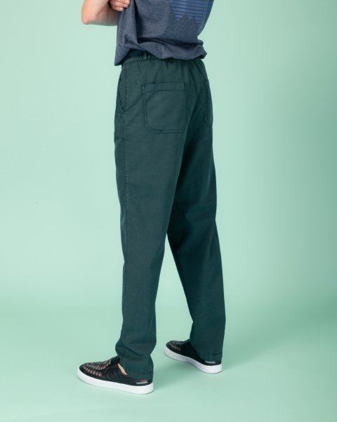 22/2 Tencel - Pamuk Pantolon 'İnce' Yeşil (Ponderosa Pine) - XXL (38)