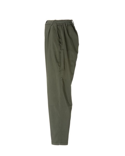 Ön Pileli Yarı Büzgü Pantolon Yeşil - XXL -40, 42-