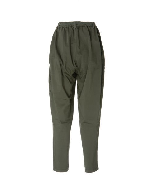 Ön Pileli Yarı Büzgü Pantolon Yeşil - XXL -40, 42-