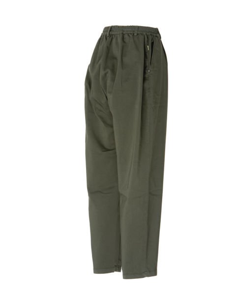 Ön Pileli Yarı Büzgü Pantolon Yeşil - XXL -40, 42-