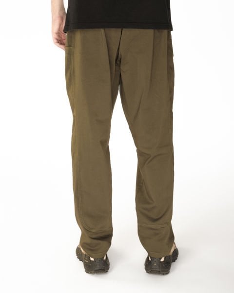 CLS3 Yan Cepli Koyu Yeşil Pantolon