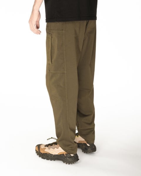 CLS3 Yan Cepli Koyu Yeşil Pantolon