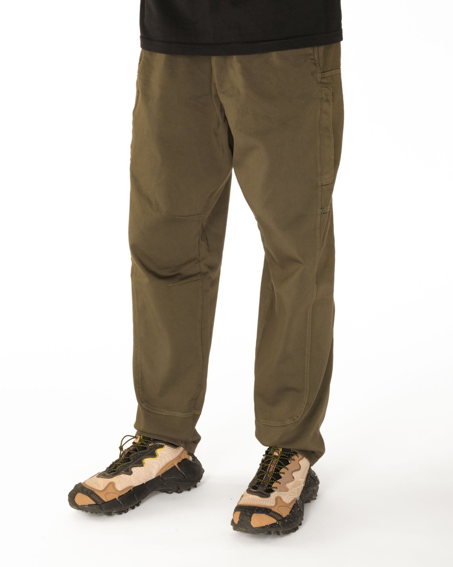 CLS3 Yan Cepli Koyu Yeşil Pantolon