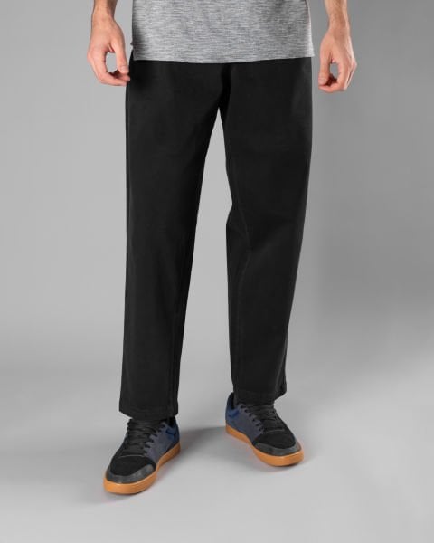 'PL' Üç Fleto Cepli Pantolon - Siyah