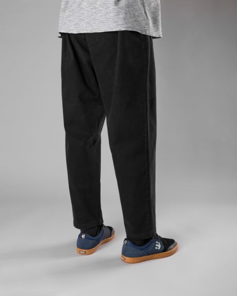 'PL' Üç Fleto Cepli Pantolon - Siyah